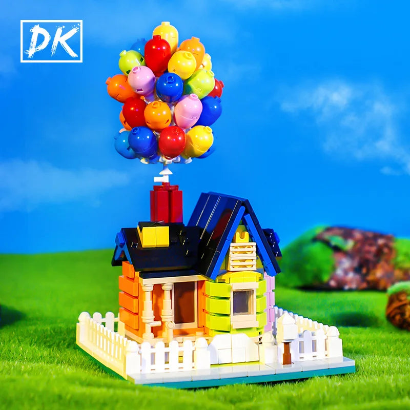 635PCS Creative Balloon Flying House Building Blocks Movie of Up MOC Construction Bricks Set Gift Toys For Kids Children