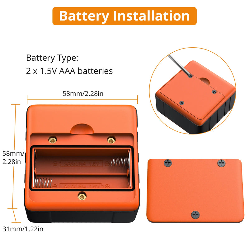 Neoteck Aluminum Alloy Mini Digital Protractor Inclinometer Electronic Level Box Magnetic Base Measuring Tools  Angle Finder