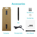 PEN80 Rechargeable Digital Pen Stylus for Huion Professional Graphic Drawing Tablets 420/H420/H610 GAOMON S56K/M106K/1060PRO