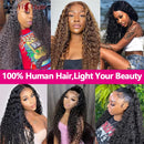 Deep Wave Human Hair Bundles 20 22 24Inch Burmese Curly Hair Bundles Deep Wave Bundles 100% Human Hair For Women Hair Extensions