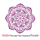 Mandala vinyl Wall Stickers Personalized Creative For Kids Room Living Room Home Decor Vinyl Sticker Mural yoga Wallpaper