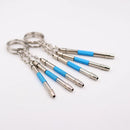 2Pcs Mini Glasses Screwdriver Keychain Set 5-in-1 Function Screwdriver Eyeglass Repair Kit for Glasses, Sunglasses