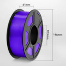 JAYO PLA PLUS Transparente 3D Printer Filament 1.75mm 1.1KG/Rolls 3D Printing Materials for 100% No Bubble &FDM 3D Pen DIY Gift