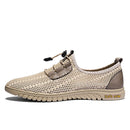 Summer Breathable Casual Men Shoes Business Mesh Dress Shoes Men Sneakers Soft Flats Hot Sale Summer Casual Shoes Moccasins