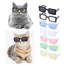 Pet Products Lovely Vintage Triangle Cat Sunglasses Reflection Eye wear glasses For Small Dog Cat Pet Photos Props Accessories