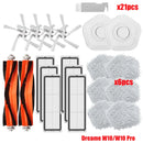 Mop Cloth For Xiaomi Dreame W10 W10 Pro Robotic Vacuum Cleaner Main Side Brush Detachable Mop Rags Stent Hepa Filter Accessories