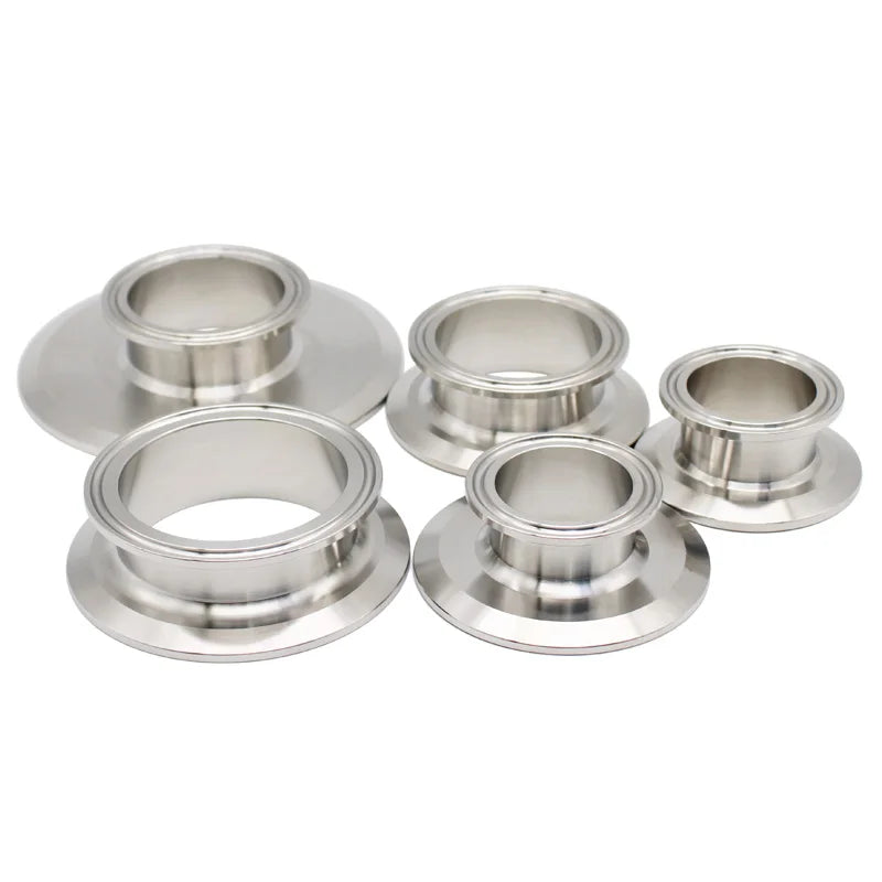 1.5" 2" 2.5"3"4"Tri Clamp Reducer End Cover SS304 Flange 50.5 64 77.5 91 119mm Ferrule  Sanitary Homebrew Beer Pipe Fitting