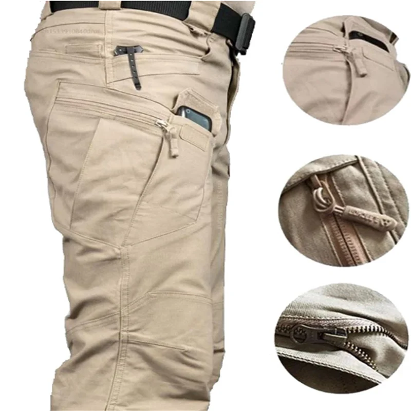 New Cargo Pants Casual Plush Mountaineering Pants Professional Training Durable Tactical Pants Durable Elastic Dungarees