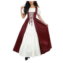 Halloween Plus Size Open Shoulder Elegant Party Dresses For Teens 2024 Lace Half Sleeve Gothic Dress Clothing Female