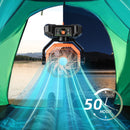 The Boreal Breeze | 20000mAh Portable Camping Fan with LED Lantern & Remote