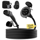 dé Type 2 Extension Cable 11kW for Wallbox Charging Station EV Charger Compatible with All Type 2 Charging Plugs 5m 10m 15m 20m