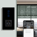 BSEED Zigbee Rollladenschalter Smart Licht Wandschalter Elektrische Jalousienschalter mit EU-Steckdose Unterstützung Tuya Smart Life Alexa