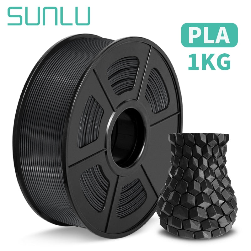 SUNLU PETG/ABS/SILK/TPU/PLA Filament 1Roll 1.75mm FDM 3D Printer Material with High Strength 100% No Bubble Filament for 3D Pen