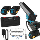 The Arboreal Edge | 6-Inch Cordless Mini Chainsaw with 21V Li-Ion Power System