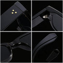 SHAUNA Trending Square Men Punk Rivets Sunglasses Retro Dark Green Eyewear Women Shades UV400 Sun Glasses