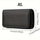 Other 1pc Stylish Multi-functional Men's Belt Bag Mobile Phone Bag Card Money License Case Stylish Simple Black Fanny Pack