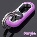 New  Keychain  Key Holder Keyring Men's Fashion Key Chain Gift Metal Key Ring Car Styling Auto Car Accessories（ Orange, Blue）