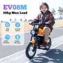 EVERCROSS TECH EV 08M Child Electric Motorbike, Motor 150W, speed Modes 8/16 km/h, 10 km range, 12 tires, Vintage Style