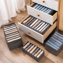 1 Stk. Hosen Aufbewahrungsbox, Jeans-Teiler-Aufbewahrungsbox, Kleiderschrank 9-Fächer-Aufbewahrungskorb