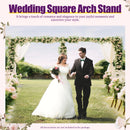 The Aisle | 3x6m Heavy-Duty Galvanized Wedding Backdrop Frame Kit for Events & Banquets
