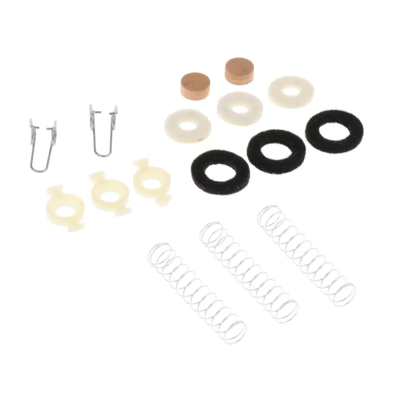 16pcs Trumpet Piston Repair Kit Spring Rest Felt Pad Valve Cork Pad for Trumpet Cornet Replacement Accessories