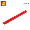 Wange 52Pcs/Lot 60479 1x12 Plate Building Blocks MOC Accessories Compatible with Construction Bricks Children Educational Toys