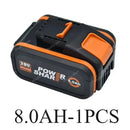 For Worx 20V 8000mAh Lithium battery Rechargeable WA3551 WA3553 WA3553.1 WA3570 for All WORX Electric and Garden Tools