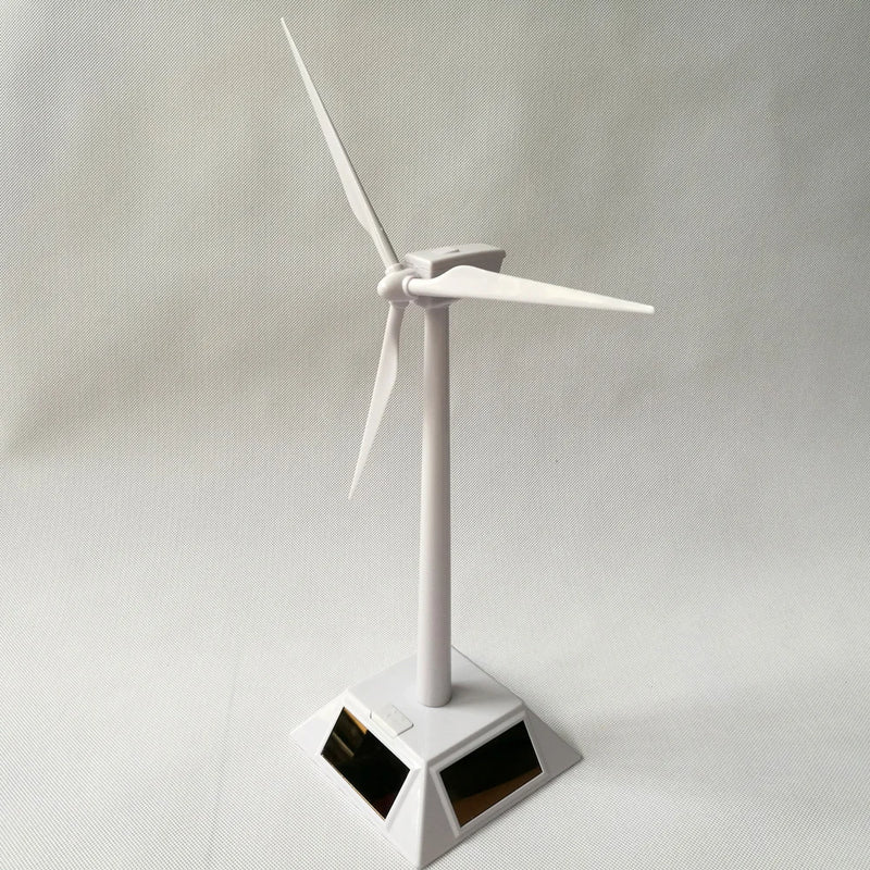 Mini Solar Powered Driving Wind Turbine Model Mini Solar Toy Mini Wind Turbine Generator Model Solar Powered Windmill