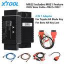 XTOOL KC501 KC100 SK1 KS01 M822 Adapter Professional Key Programming AIl Key Lost Work On X100 MAX X100 PAD3