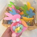 Easter Bunny Rabbit Basket dome candy holder Metal Cutting die for Thanks card Making
