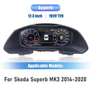 Wowuseful Digitales Armaturenbrett Cluster für VW T6.1 Transporter Crafter Skoda Kodiaq Octavia Superb MK3 Paneel Cockpit