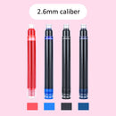 10pcs/pack 2.6mm Caliber Ink Cartridges for Fountain Pens Black/Dark Blue/Red/Erasable Blue Disposable Cartridges Ink Supplies