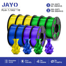 JAYO PLA PLUS Transparente 3D Printer Filament 1.75mm 1.1KG/Rolls 3D Printing Materials for 100% No Bubble &FDM 3D Pen DIY Gift