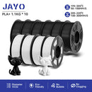 JAYO PLA PLUS Transparente 3D Printer Filament 1.75mm 1.1KG/Rolls 3D Printing Materials for 100% No Bubble &FDM 3D Pen DIY Gift