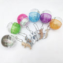 Qualia capsule toy Tsumada Neko 3 mascot flocky pinch cat ball chain cute spotty bicolor Exotic Shorthair tonkinese kitten