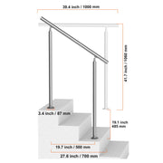 The Anchorage | Stainless Steel Outdoor Transitional Handrail System