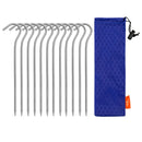 The Trail Anchor | Ultralight Titanium Alloy Tent Stakes (3.0 x 165mm)
