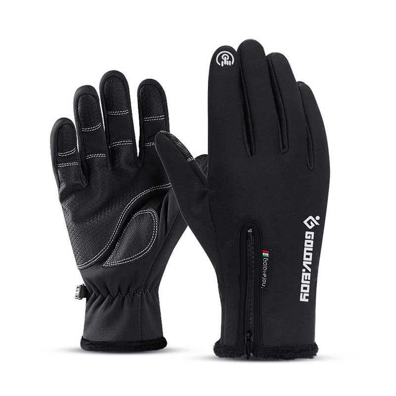 Outdoor Winter Gloves Waterproof Moto Thermal Fleece Lined Resistant Touch Screen Non-slip Motorbike Riding