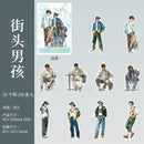 20pcs/lot kawaii Stationery Sticker City walk junk journal Decorative Scrapbooking DIY Craft Sticker