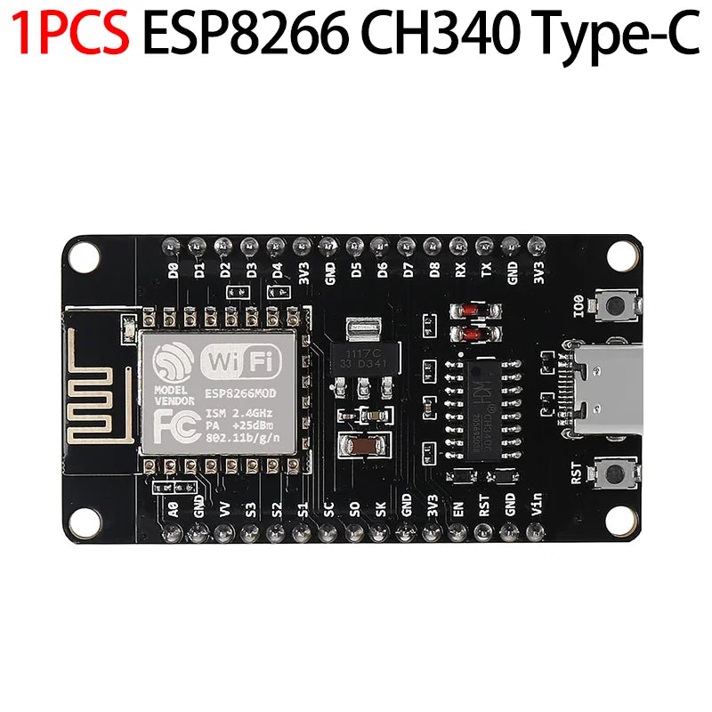 Wireless Module CH340/CP2102/CH9102X NodeMcu V3 V2 Lua WIFI Internet of Things Development Board Based ESP8266 ESP-12E