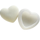 Woven Love Silicone Molds DIY Handmade Heart Cake Chocolate Baking Molds Heart-shaped Candle Soap Plaster Valentine's Day Decor
