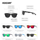 KDEAM Reduce The Brightest Light POLARIZED Sunglasses Women Saturated Coating Sun Glasses Square 58mm Medium Size Shades For Men