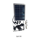 Solarbrunnen mit Wasserpumpe und 3 Sprühköpfen für Teich und Garten