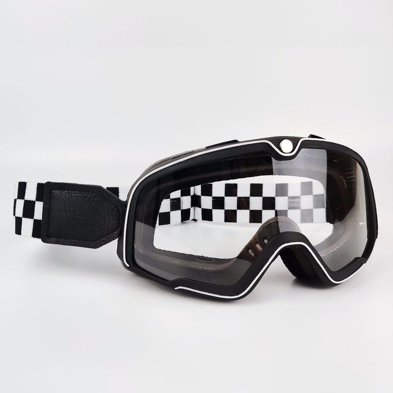 Retro Motorcycle Goggles Ski Glasses Motocross Sunglasses Wide Vision MTB ATV Goggles Cafe Racer Chopper Cycling Racing