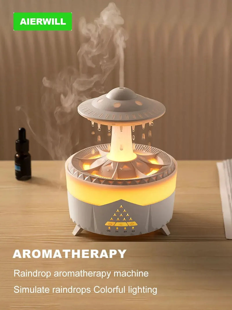 2025 ufo Air Humidifier Ultrasonic Aromatherapy Diffusers Mist Maker Fragrance Essential Oil Aroma Difusor Remote control