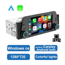 ESSGOO 5 Zoll Kabelloses Carplay Autoradio 1Din MP5 Player Autoradio Stereo Touchscreen 1280x720 Universal Multimedia Player
