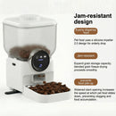 Automatic Cat Feeder Rechargeable Wifi Smart Pet Feeder App Controlled Cat Feeder With Camera Built-in Battery Cat Dog Feeder