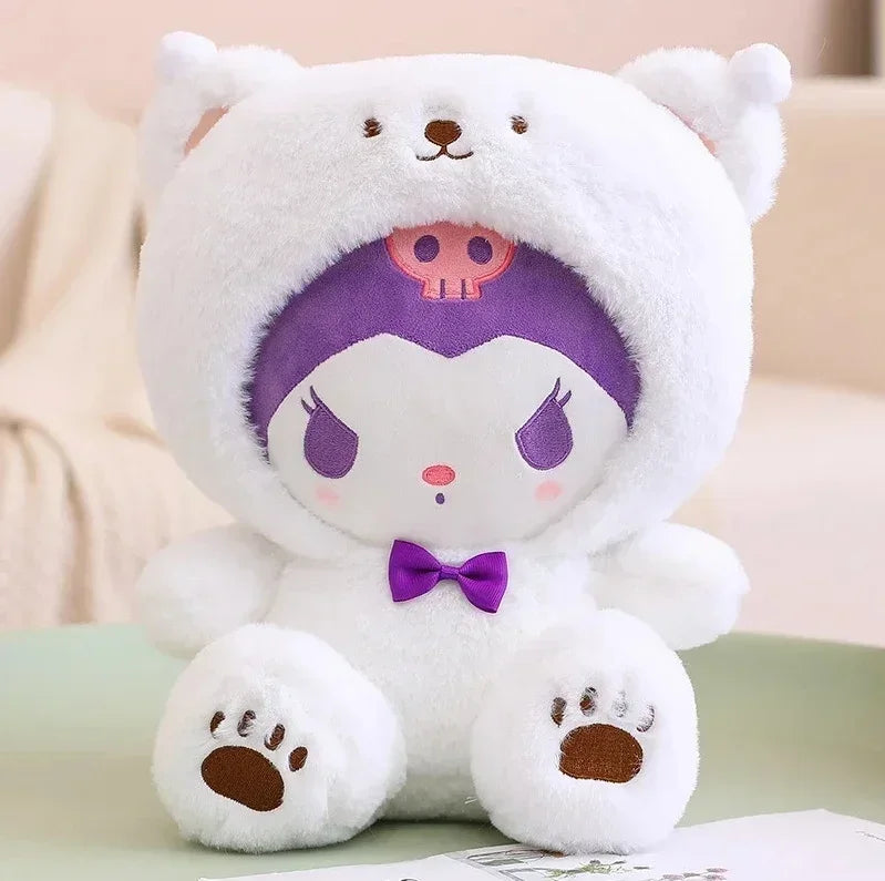 Sanrio Hello Kitty Kuromi Melody Cinnamoroll Stuffed Toys Kawaii Baby Gifts Christmas Stuffed Toys Children Dolls for Kids