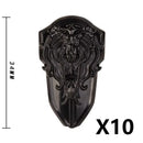 Medieval MOC Weapon Figure Accessories Building Blocks Soldiers Sword Shield Bow Arrow Trident Hammer Axe Spear Brick Kid Toy