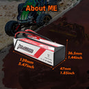 CNHL Lipo Battery 2S 3S 4S 5200mAh 7.4V 11.1V 14.8V 100C Hard Case With T Plug For RC Car Boat Helicopter Truck Truggy Traxxas